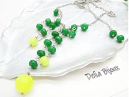 Set bijuterii handmade - agate si jad (cod1403)